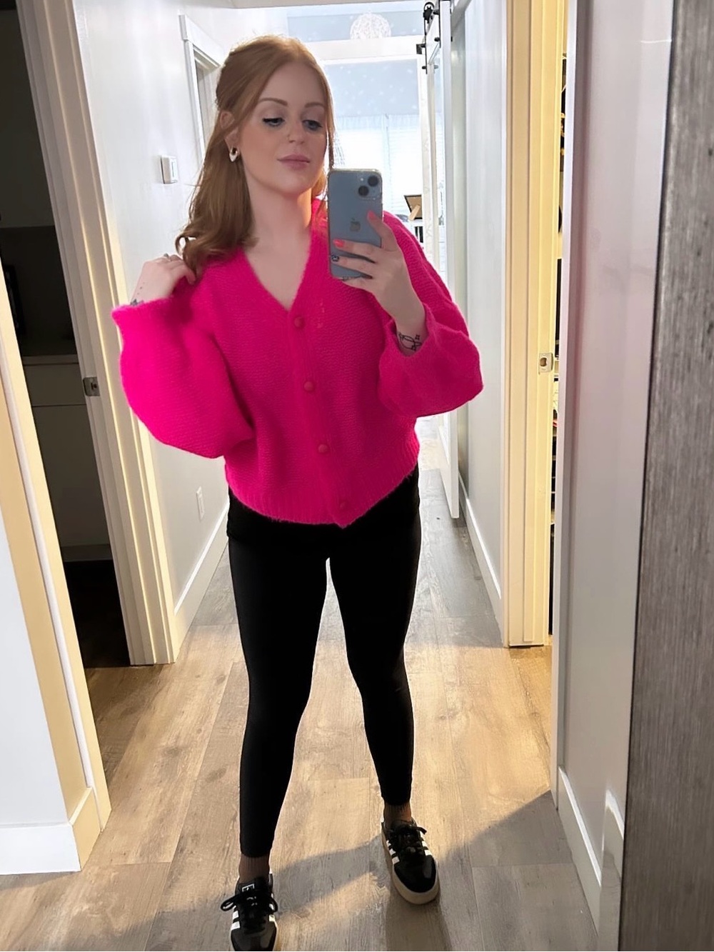 Smash + Tess Stella Fuschia Pink Cardigan